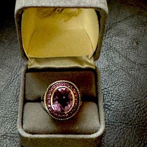 EFFY Amethyst and Silver Ring